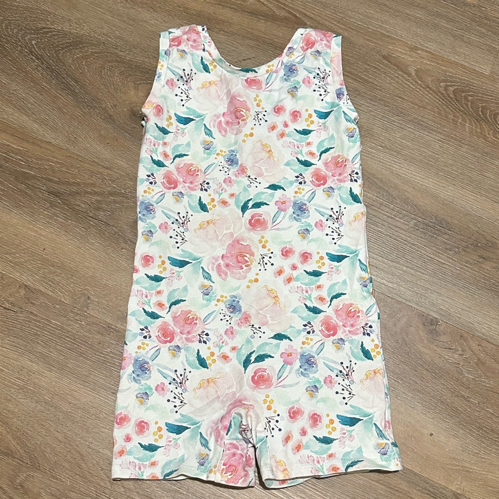 EUC Girl’s Organic Cotton Biketard in Size 6